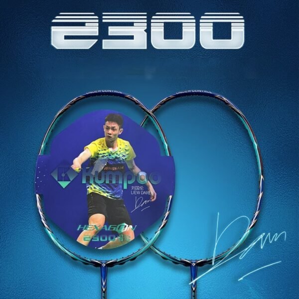 Genuine Kumpoo Hexagon 2300 badminton racket – Daren